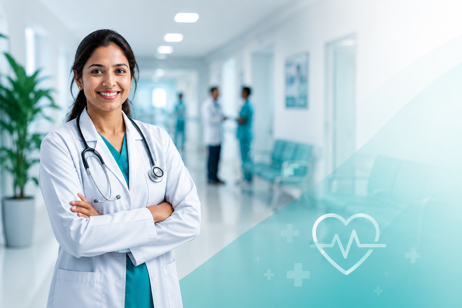 A doctor and clinical team at MC Hospital